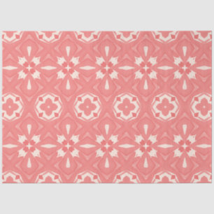 Roze en crème kleur art deco decoupage papier