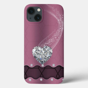 Roze en Diamond Case-Mate iPhone Hoesje