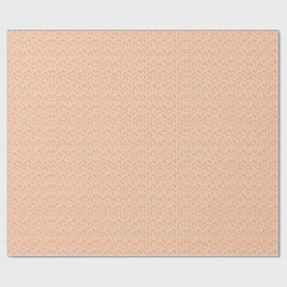 Roze en geel bloempatroon cadeaupapier