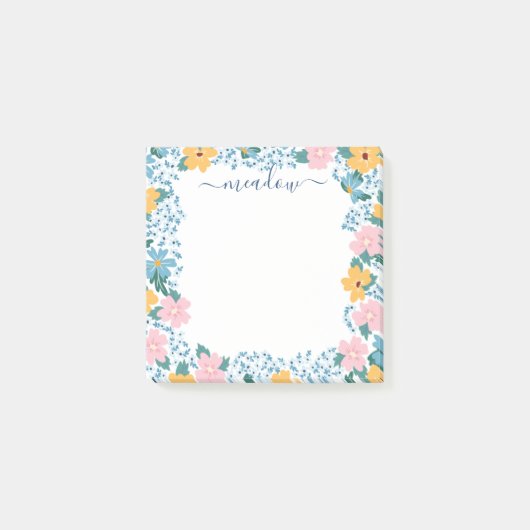 roze en geel Lijst Post-it® Notes (Voorkant)