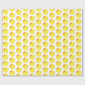 Roze en Geel Sunshine Pattern Cadeaupapier (Vlak)