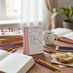 Roze en Gele Geschilderde Diamanten Post-it® Notes