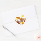 Roze en gele lantana bloem dank u sticker (Envelop)