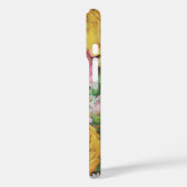 Roze en gele roze kleur Case-Mate iPhone case (Achterkant / Links)