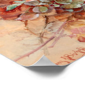 Roze en gele rozen poster (Hoek)