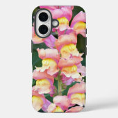Roze en gele Snapdragon Floral Case-Mate iPhone Case (Achterkant)