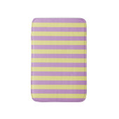 Roze en gele streep badmat (Voorkant Verticaal)