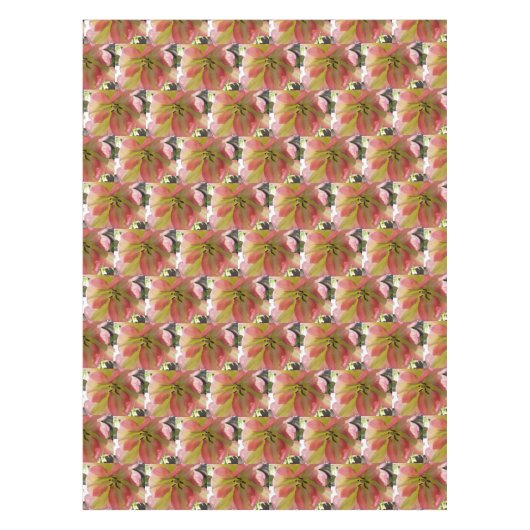 Roze en gele Tulip Tafelkleed (Voorkant)