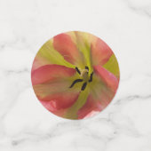 Roze en gele Tulp-tabel Confetti (Kleine voorkant)