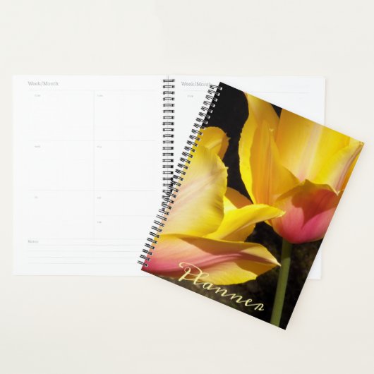 Roze en gele Tulpen Planner (Display)