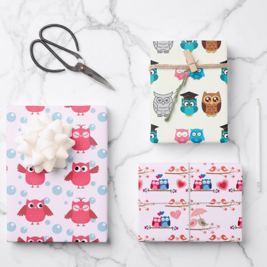 roze en gele vuil cadeaupapier (Voorkant)