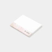 Roze en Gold Classy So Glam Post-it® Notes (Schuin)