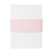 Roze en Gold Glitter Invitation Band Uitnodigingen Wikkel (Achterkant Voorbeeld)