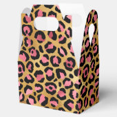 Roze en Gold Leopard Animal Print, leopard Gift Bedankdoosjes (Geopend)