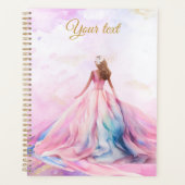 Roze en Goud Sweet Sixteen Planner (Voorkant)