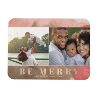 Roze en goud zijn Abstract meerdere foto's Magneet