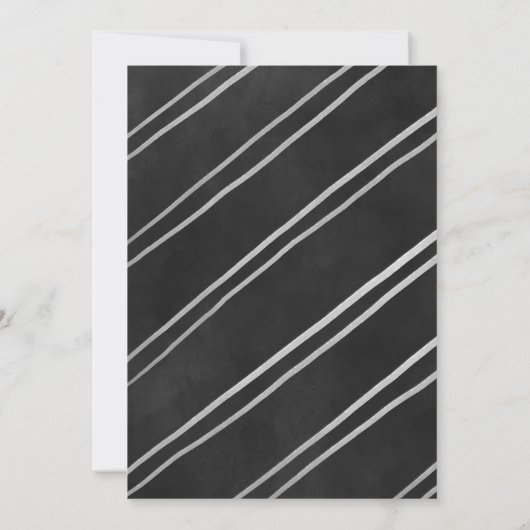 Roze en gouden babyschoeisel - poolpunten kaart (Achterkant)