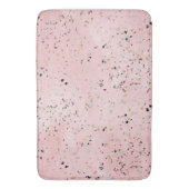 Roze en Gouden Marmer Terrazzo Badmat (Voorkant Verticaal)