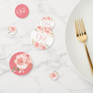 Roze en Gouden Meisje Baby Shower Confetti