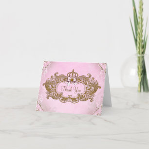 Roze en Gouden Prinses Bedankt