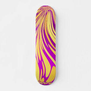roze en gouden skatboard skateboard