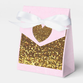 Roze en gouden Snoep Party Favor Box Bedankdoosjes