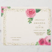 Roze en gouden weddenschappen (Voorkant / Achterkant)