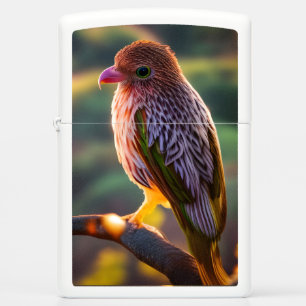Roze en goudfinch-a-keet