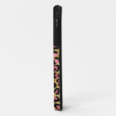 Roze en goudglitter initiaal Hoesje-M Case-Mate iPhone Case (Achterkant/links)