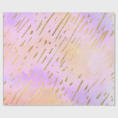 Roze en goudkleurig cadeaupapier (Vlak)