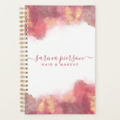 Roze en goudkleurige inkt voor vloeibare Waterverf Planner (Voorkant)