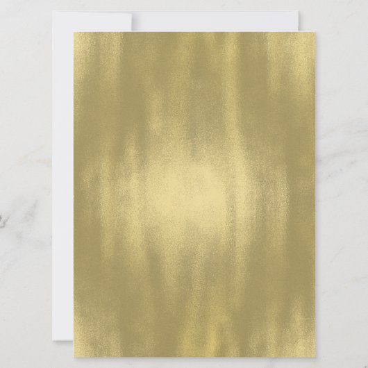 Roze en goudoliesprincess Baby shower Kaart (Achterkant)