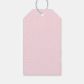 Roze en goudsuiker en specerijvijvers cadeaulabel (Achterkant)