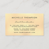 Roze en goudVisitekaartje Visitekaartje (Achterkant)