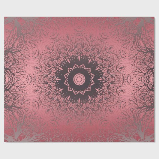 roze en grijs cadeaupapier (Vlak)