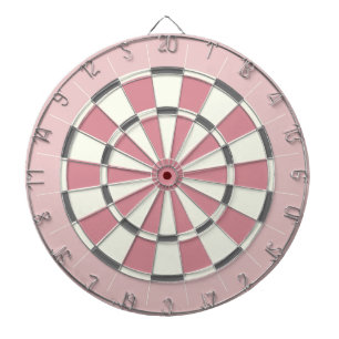 Roze en grijs dartbord