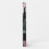 Roze en grijs marmeren stropdas kleurstof en monog Case-Mate iPhone case (Achterkant/links)