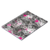 Roze en grijs notitieboek (Linkerzijde)