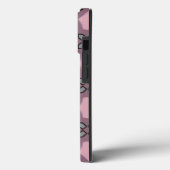 Roze en grijs patroonontwerp Case-Mate iPhone case (Achterkant / Links)