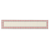 Roze en grijze boerderij medium tafelloper (Horizontaal)