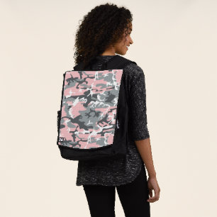 Roze en grijze camouflage, militair, leger rugtassen