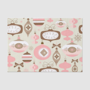  roze en grijze kerstsieraden tissuepapier
