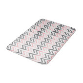 Roze en grijze mix en matchen badmat (Gekanteld)