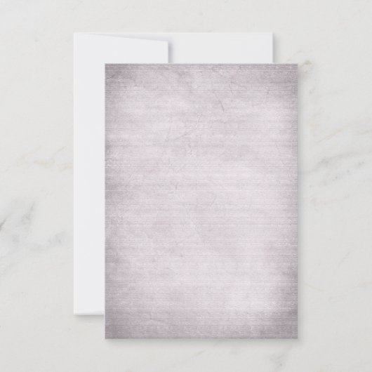 Roze en grijze olifant bruiloft antwoord Kaart (Achterkant)