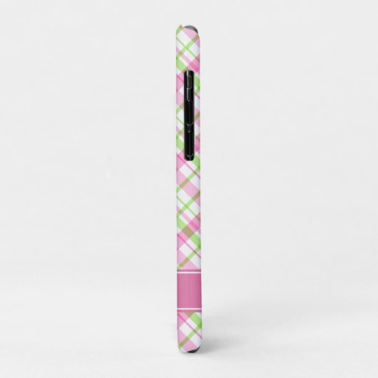 Roze en groen geplakt patroon Case-Mate iPhone case (Achterkant/links)