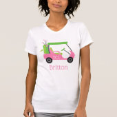 Roze en Groen Golf, speciaal voor T-shirt (Voorkant)