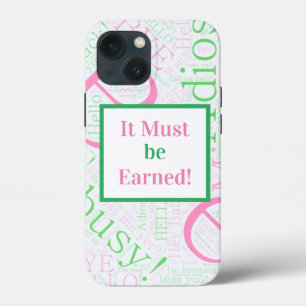 Roze en groen Hoesje