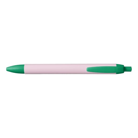 Roze en Groene Aangepaste Varsity Pen (Achterkant)