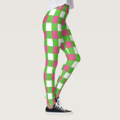 Roze en groene buffels met een sorbitroze structuu leggings (Rechts)