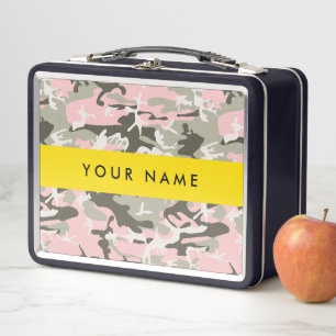 Roze en Groene Camouflage Jouw naam Personaliseren